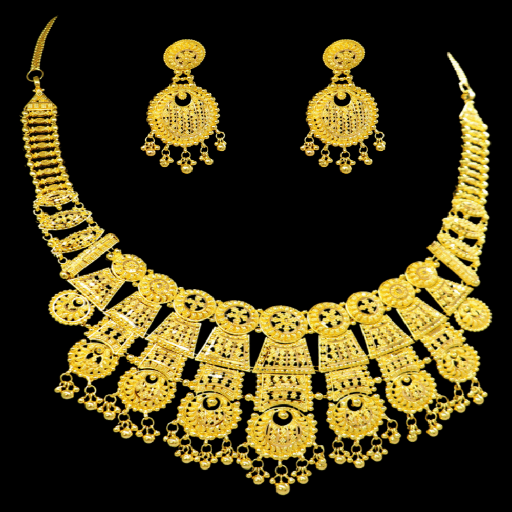 22K Gold Necklace Set