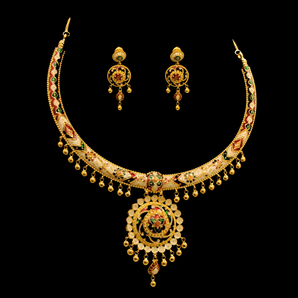 22k Gold Necklace Set