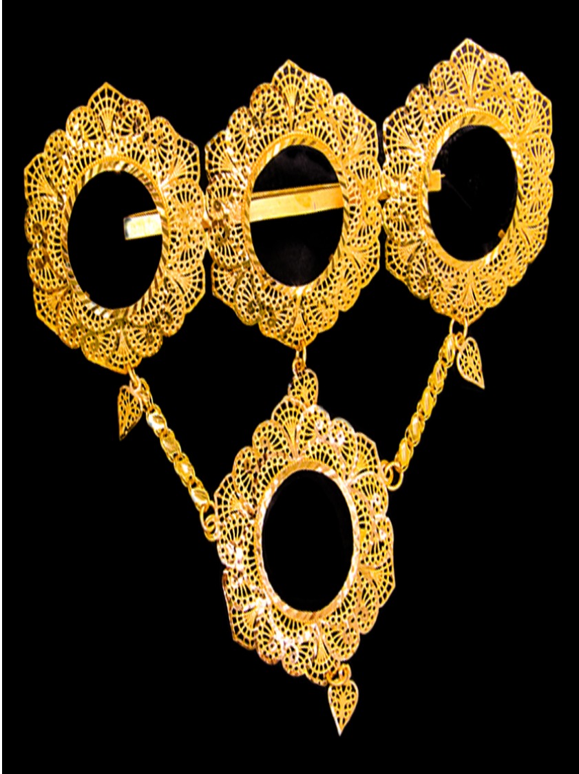21K Gold Coins Pin