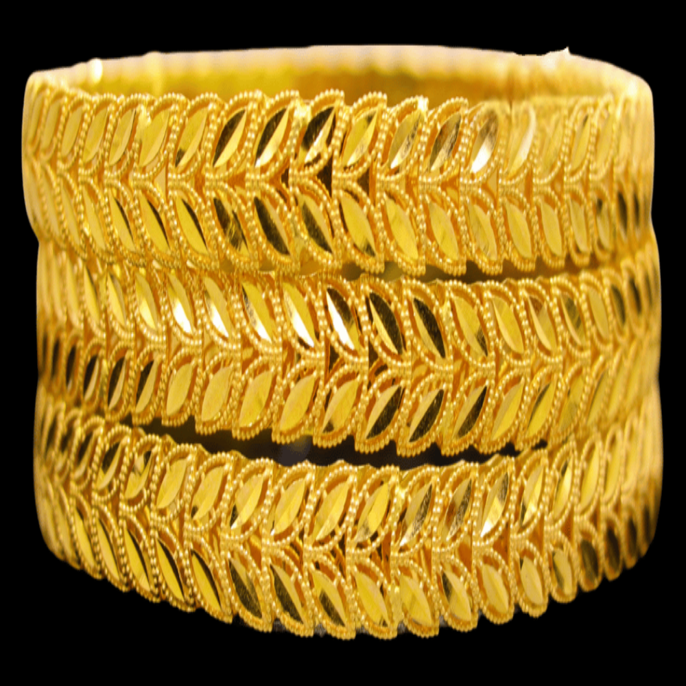 21K Gold Bangle Set (M)