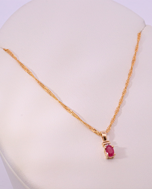 Diamond & Ruby Necklace