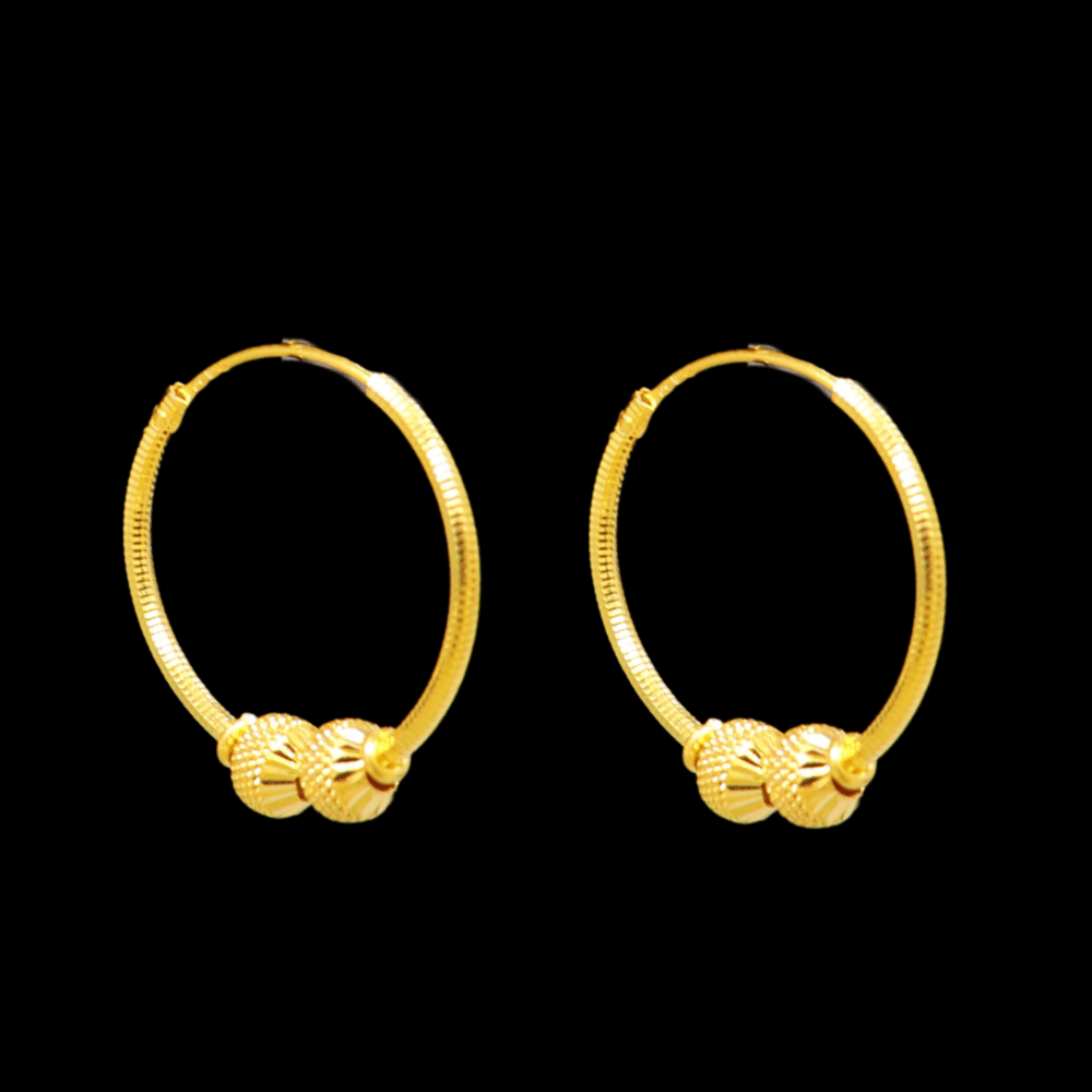 22K Gold Earrings - SW32188