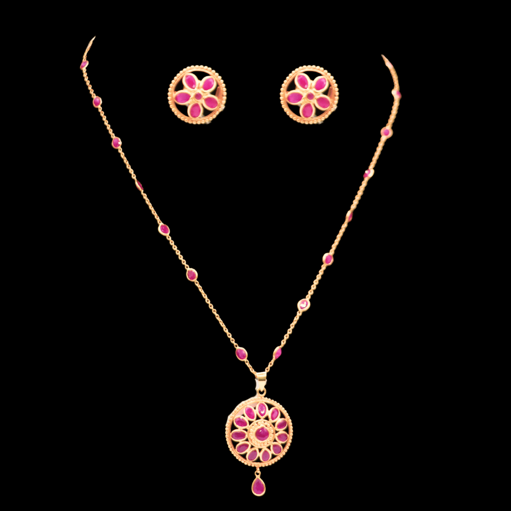 22K Gold Necklace Set