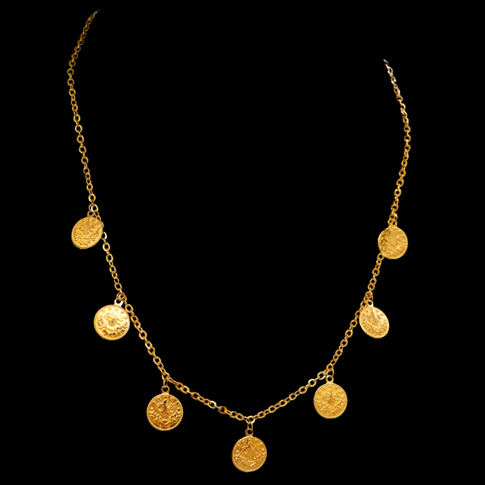 21K Gold Long Necklace - SW33606