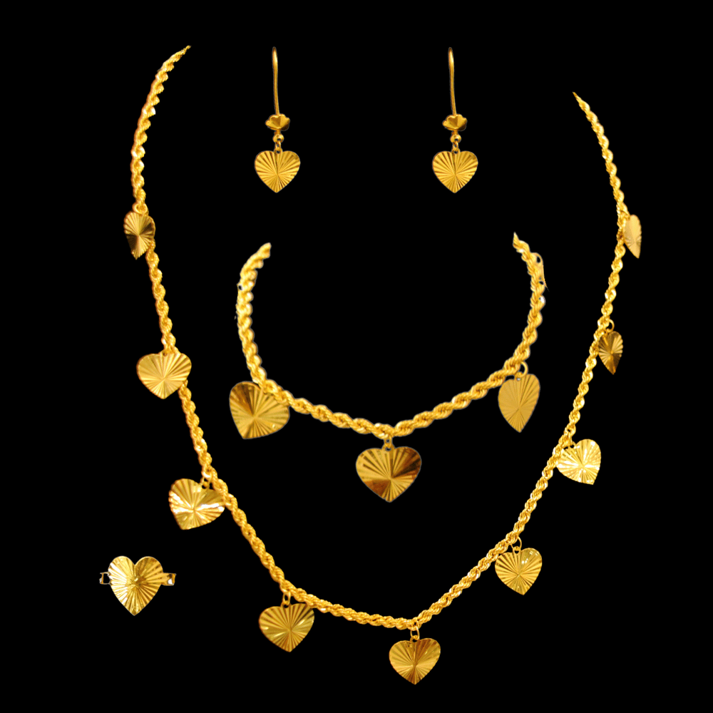21K Gold Necklace Set