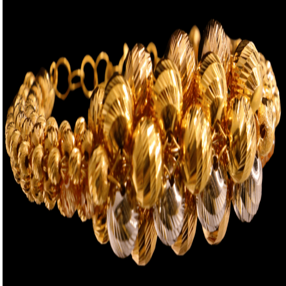 21k Gold Lazurde Bangle Bracelet