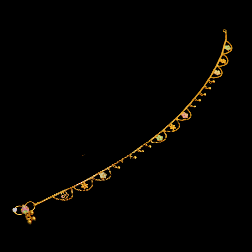 22K Gold Anklet