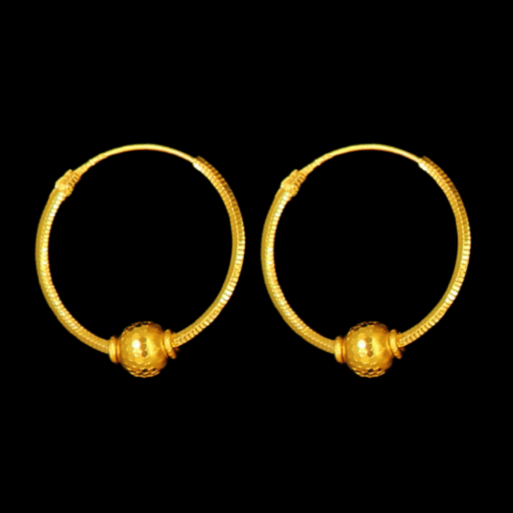 22K Gold Earrings - SW32200