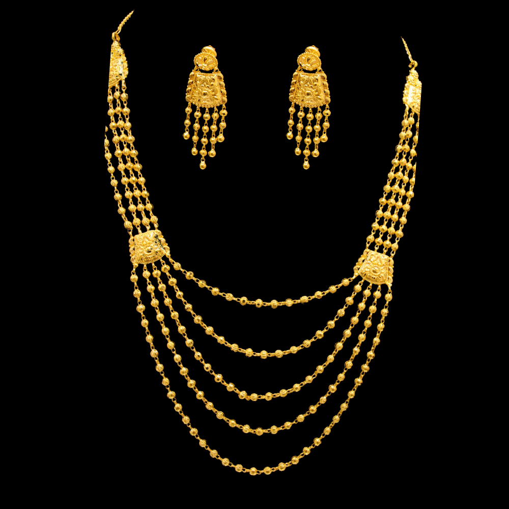 22K Gold Necklace Set