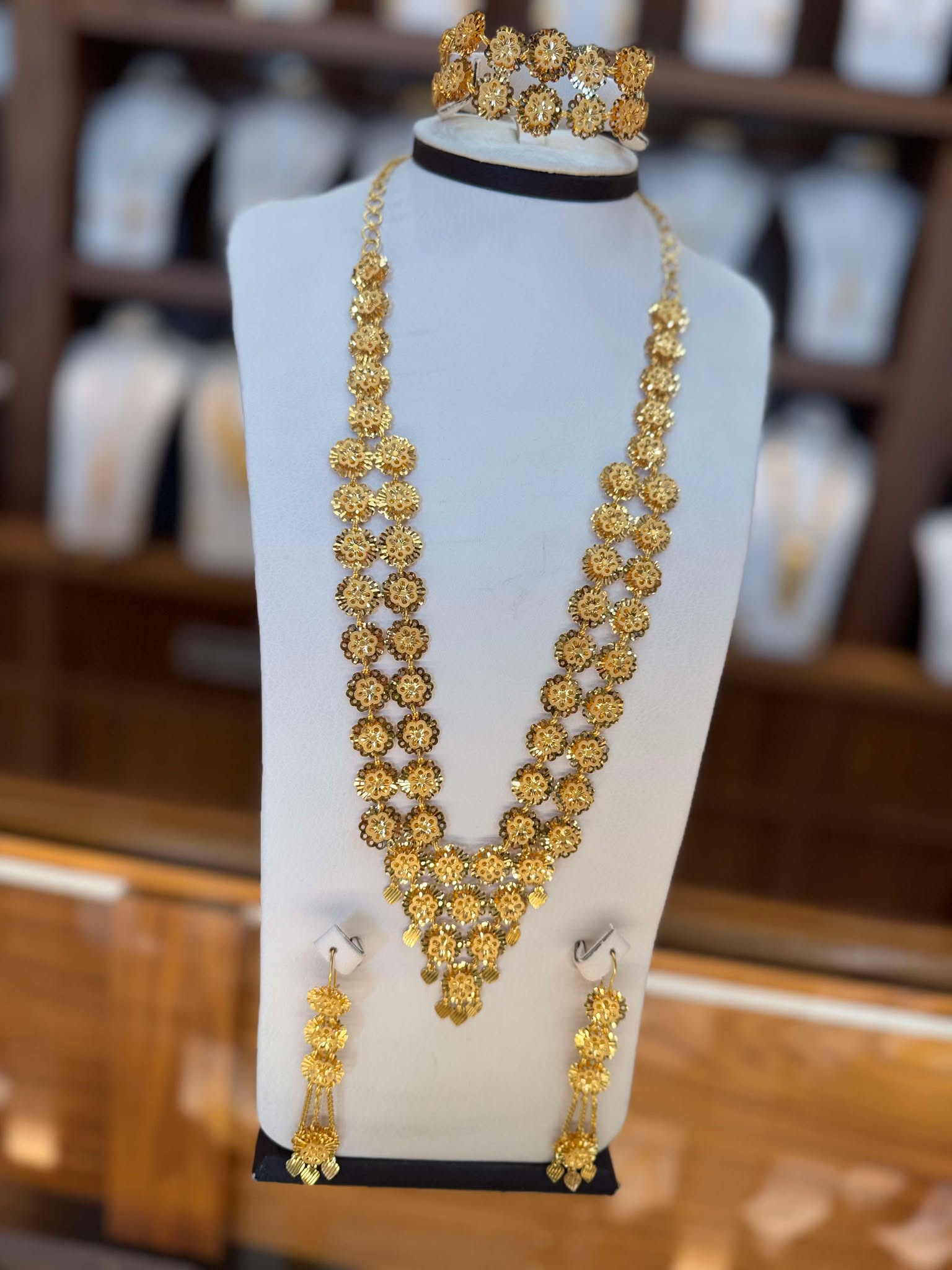 21K Gold Necklace Set