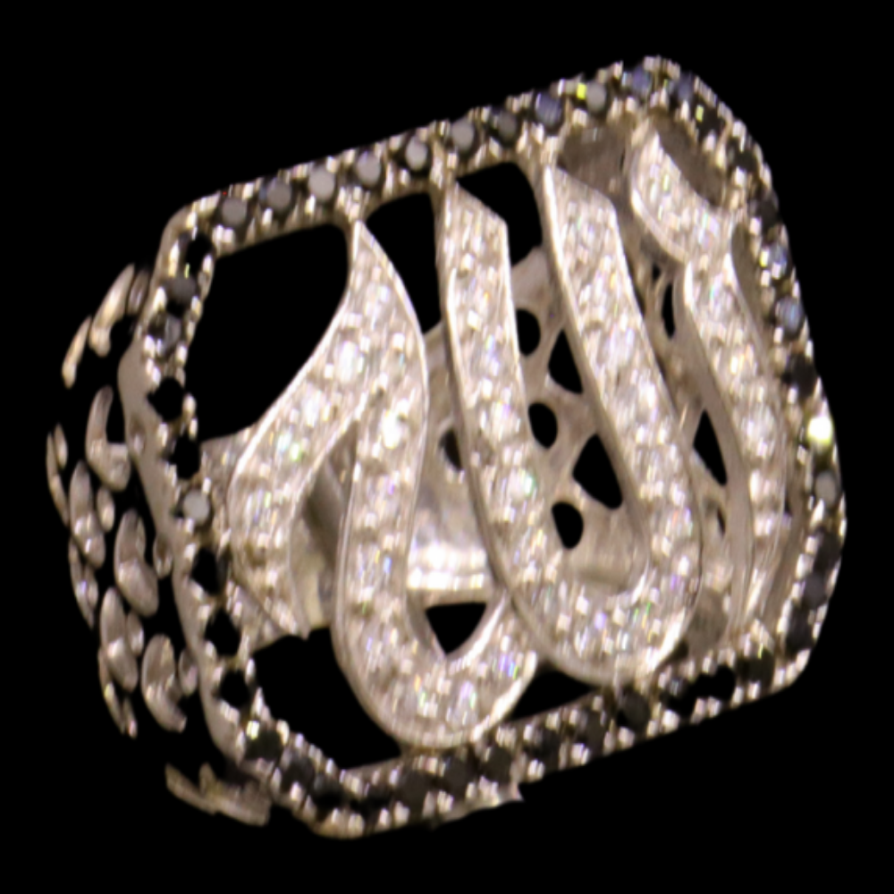 18K White Gold Ring