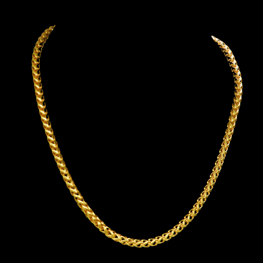 21K Gold Long Necklace - SW33576