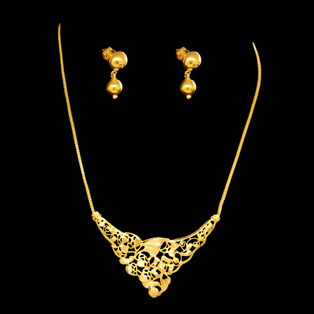 22K Gold Necklace Set