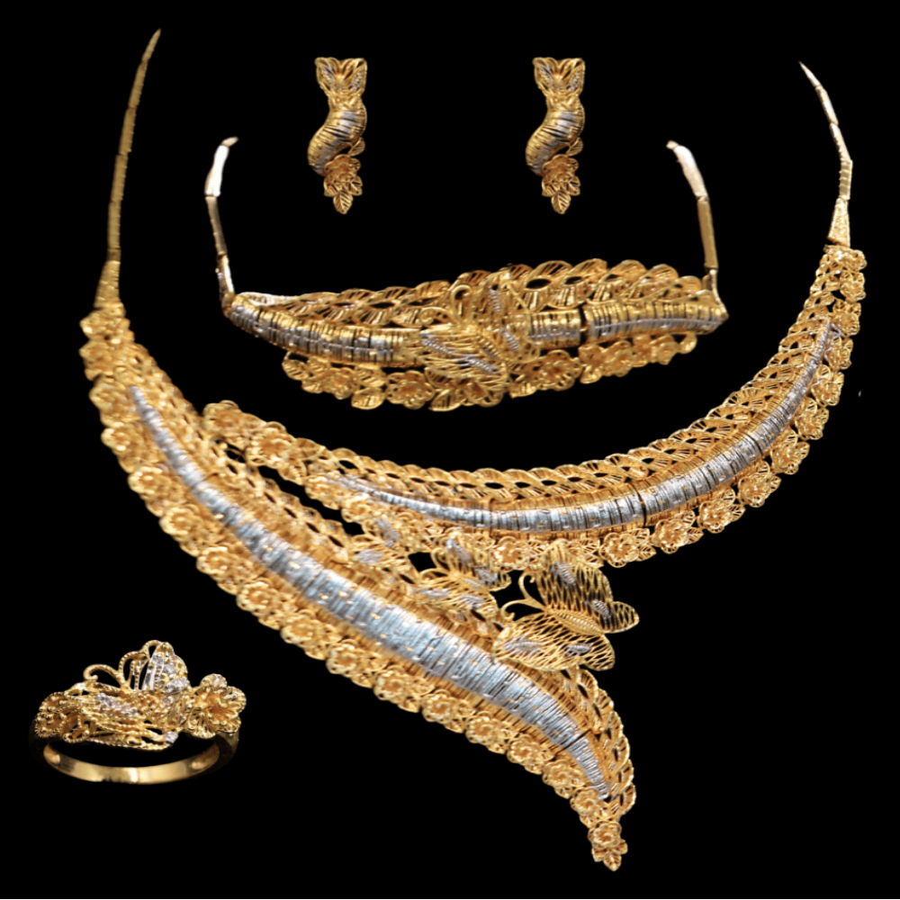 21K Gold Necklace Set