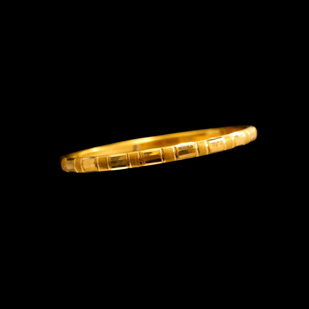 21K Gold Bangle, S (19) – SB28166 image 2 of 2
