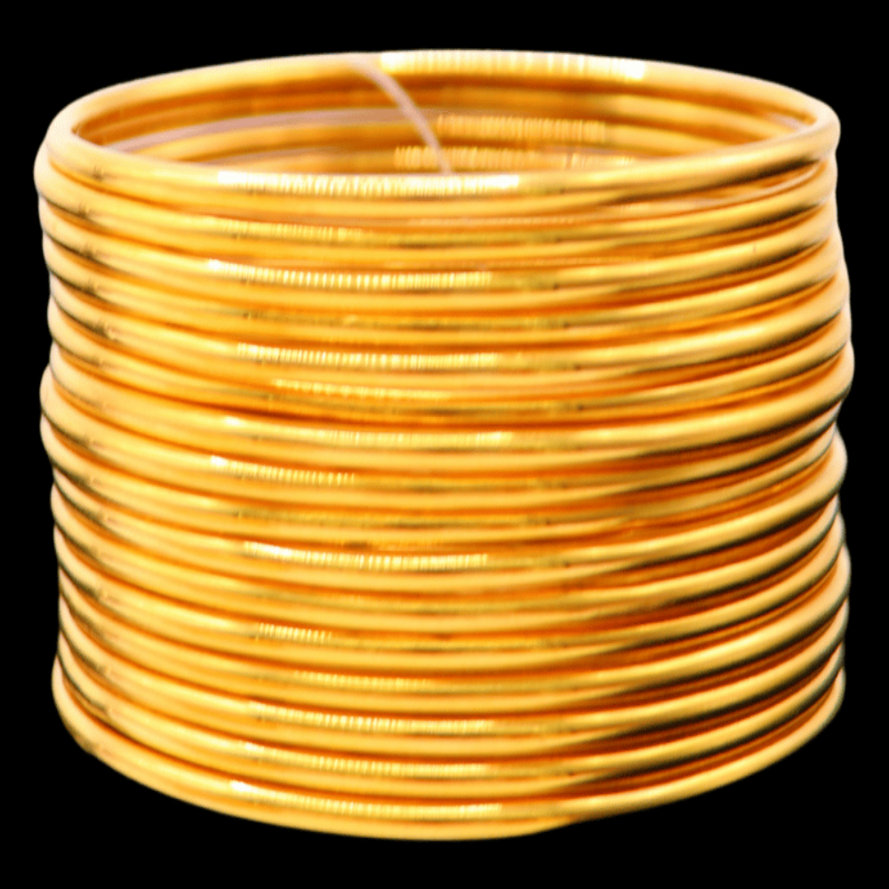 22K Gold Bangle Set (M)