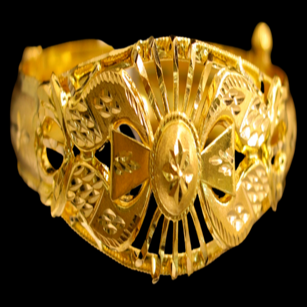 21K Gold Bangle Bracelet