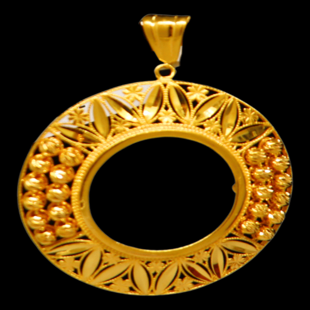 21K Gold Coin Frame