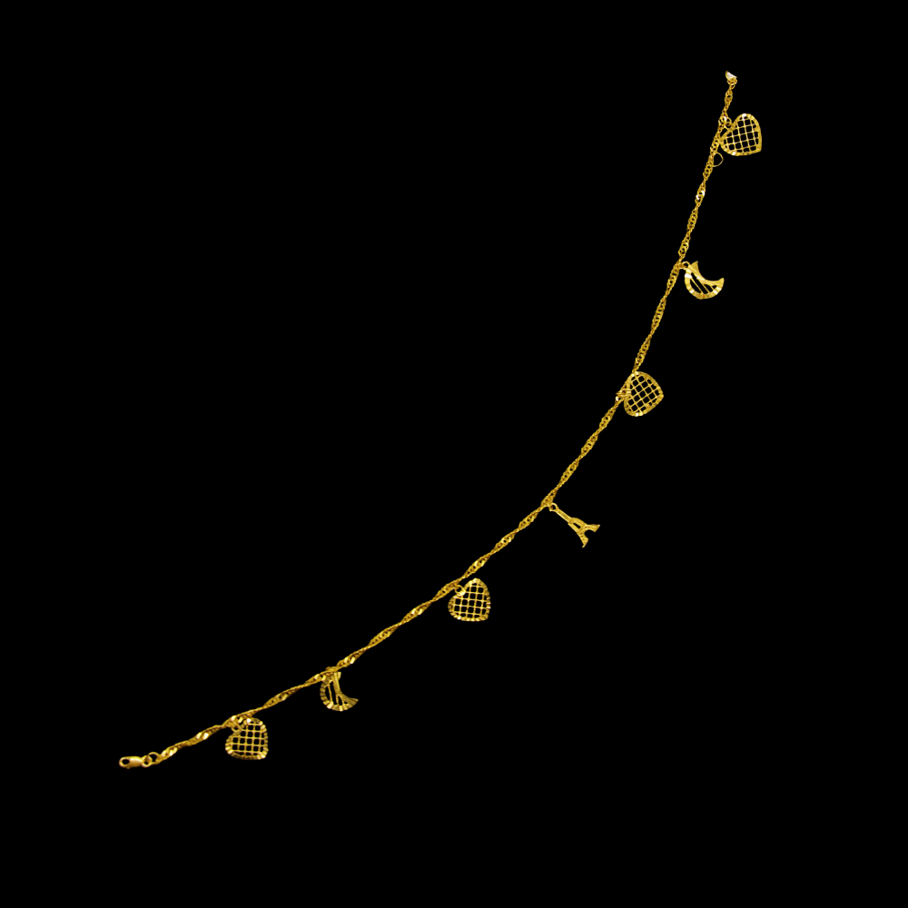 21K Gold Anklet