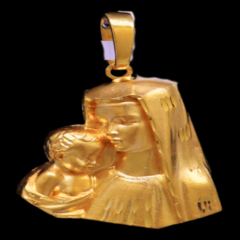 21K Gold Christian Pendant - SW33039