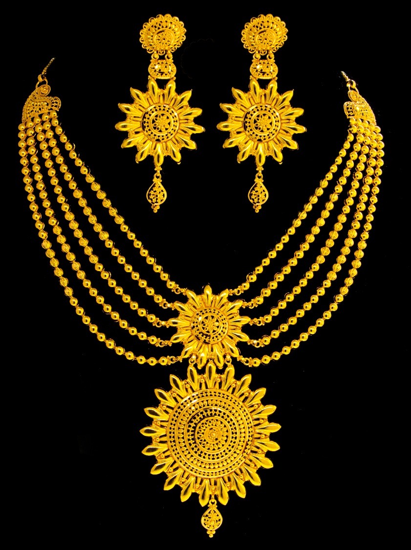 22K Gold Necklace Set