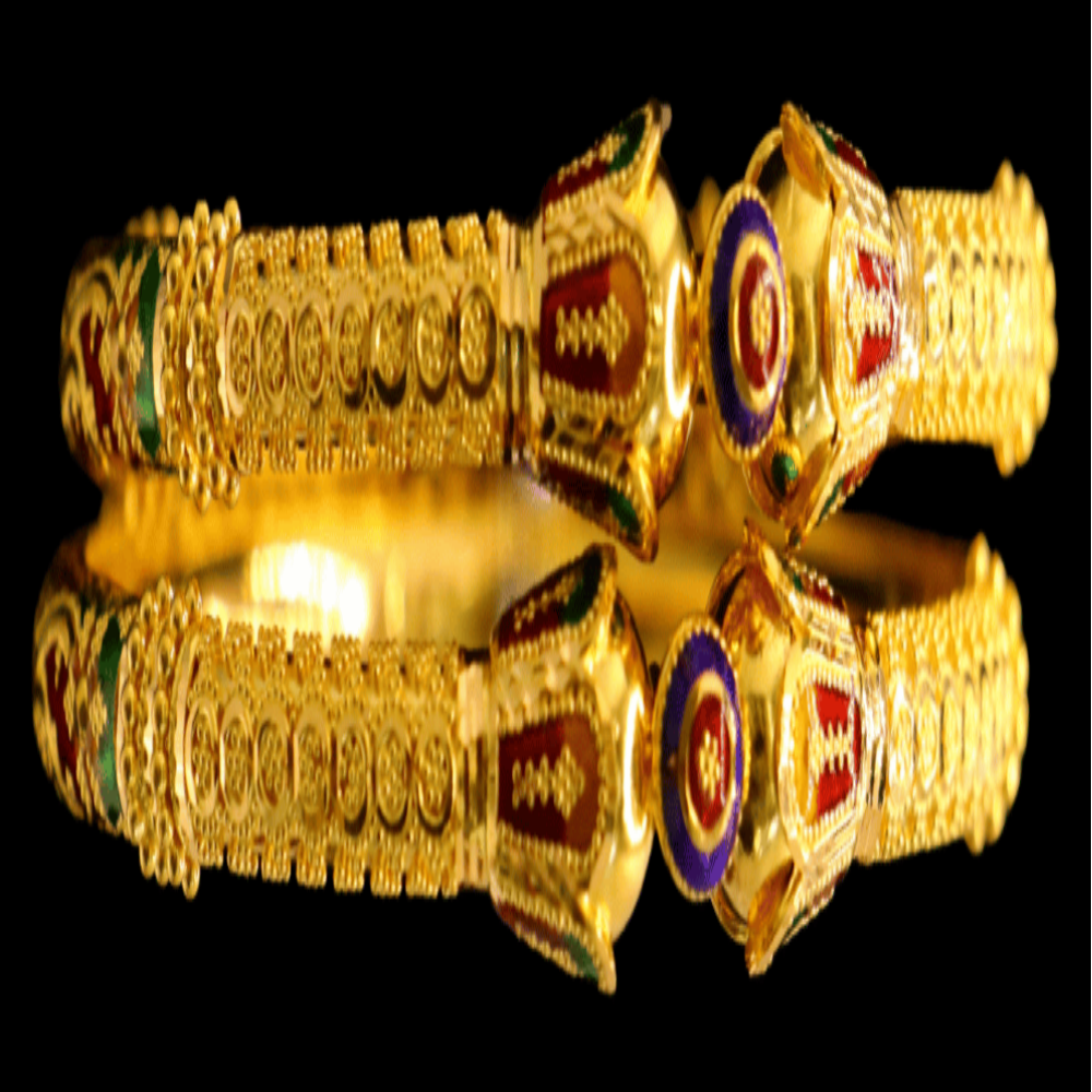 22K Gold Bangle Bracelet