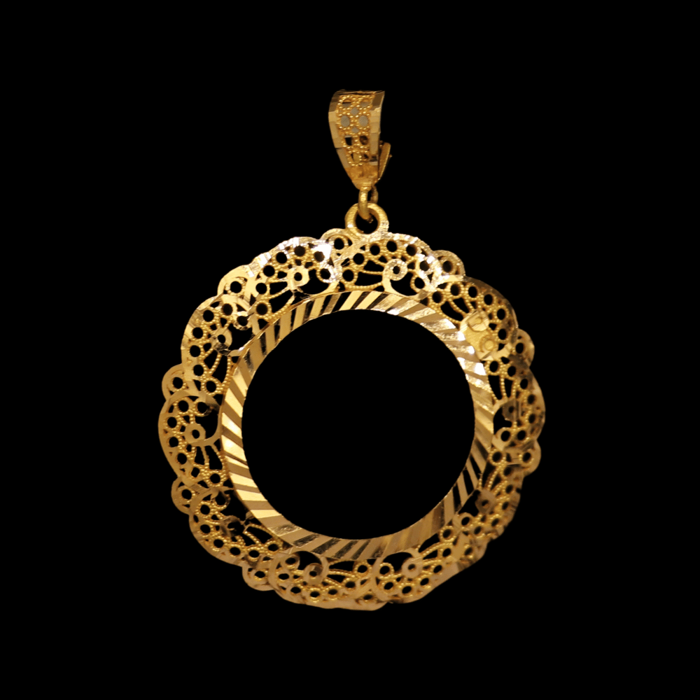 21K Gold Coin Frame