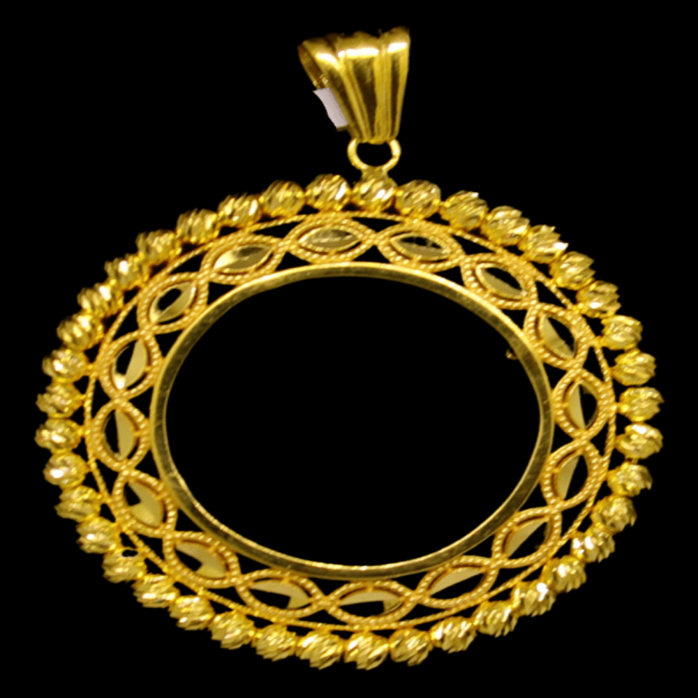 21K Gold Coin Frame