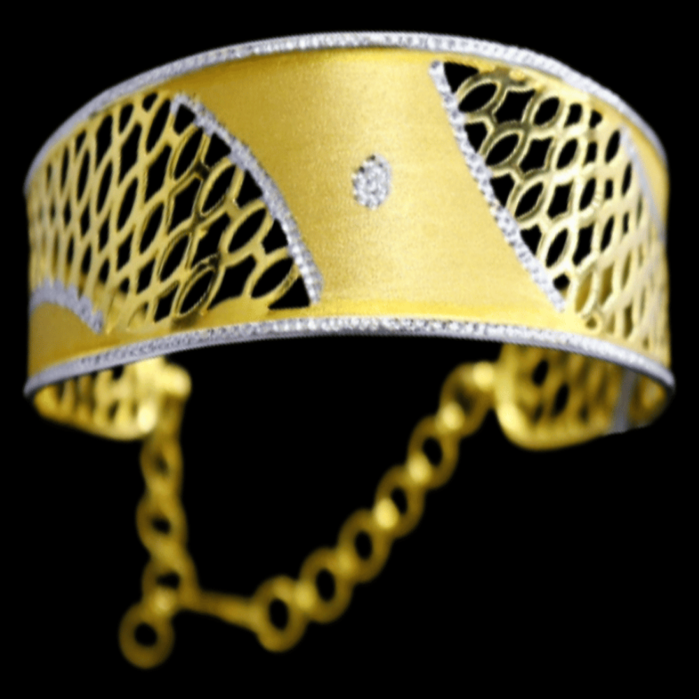 22K Gold Bangle Bracelet