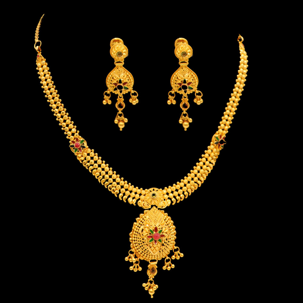22K Gold Necklace Set