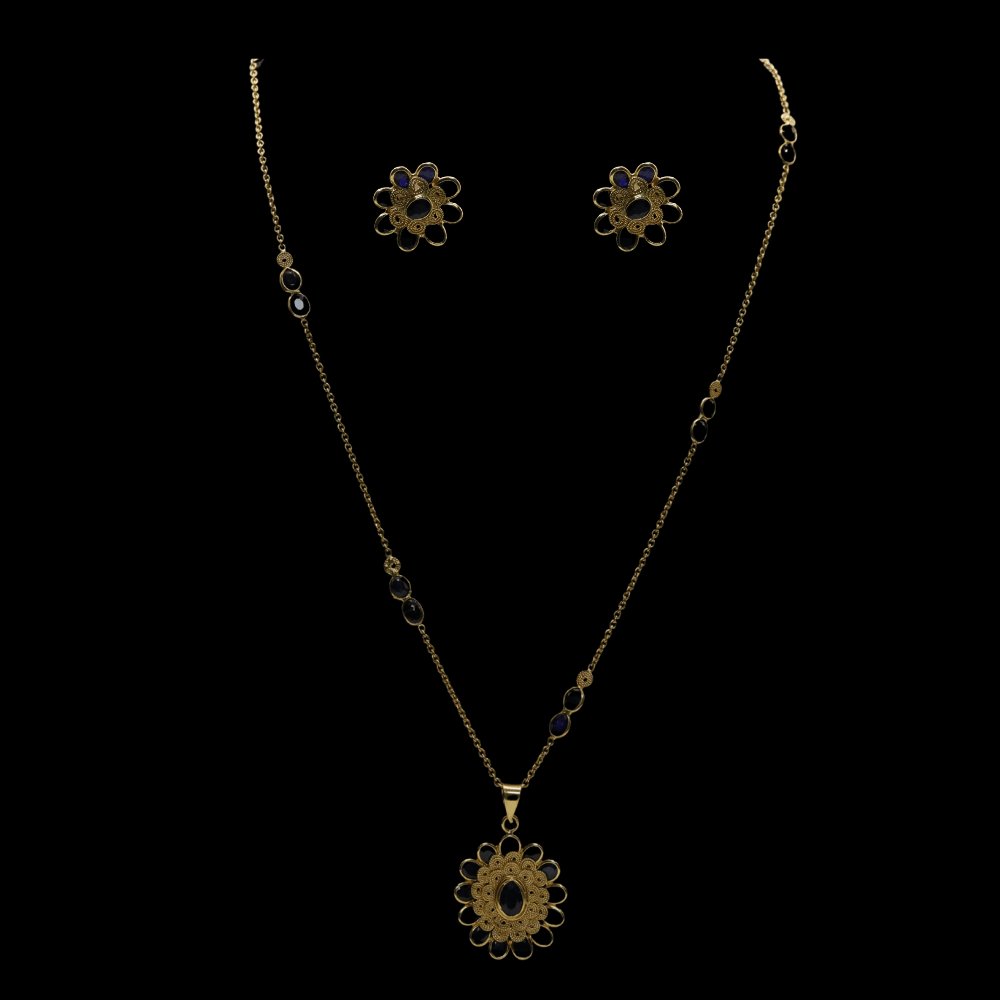 22K Gold Necklace Set