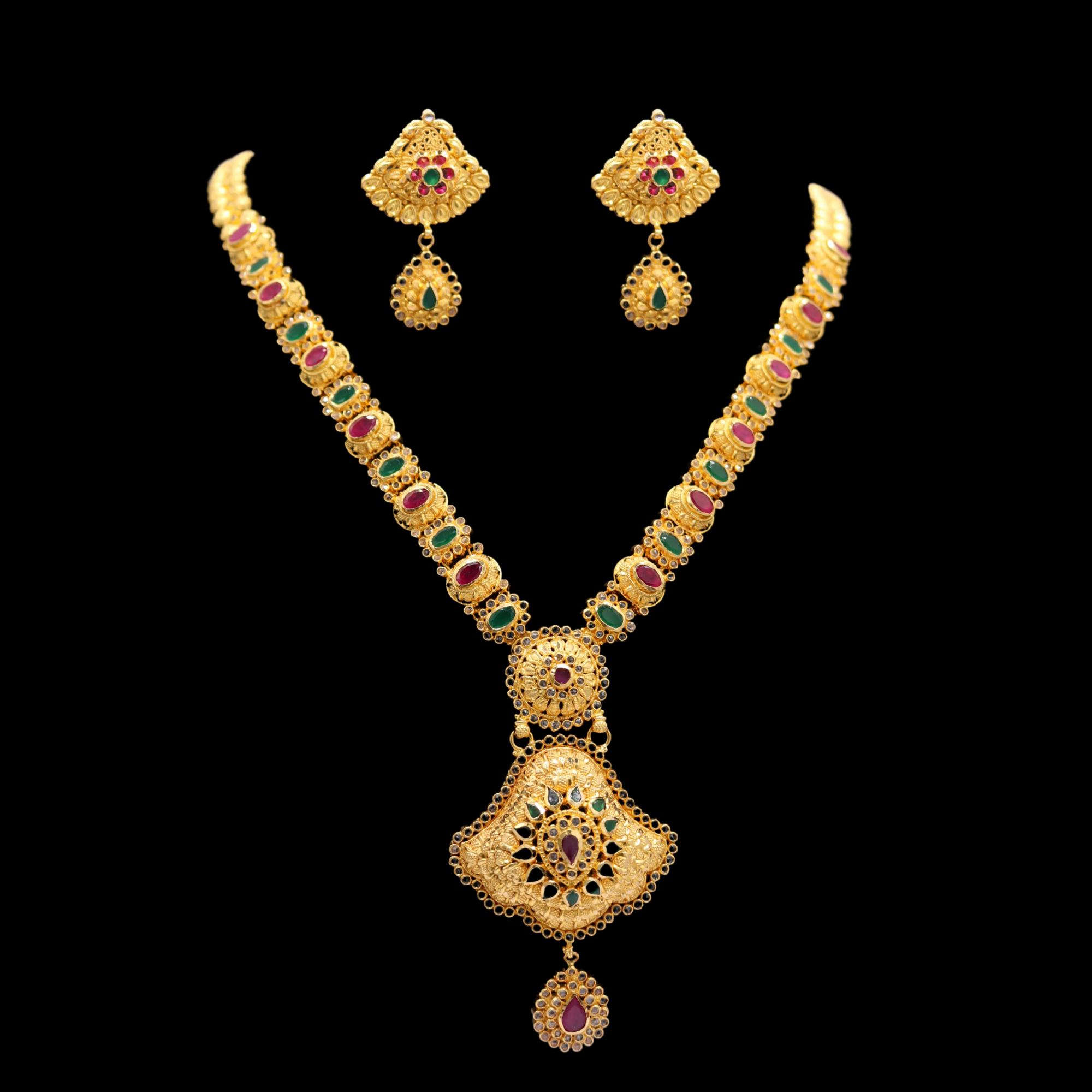 22K Gold Necklace Set