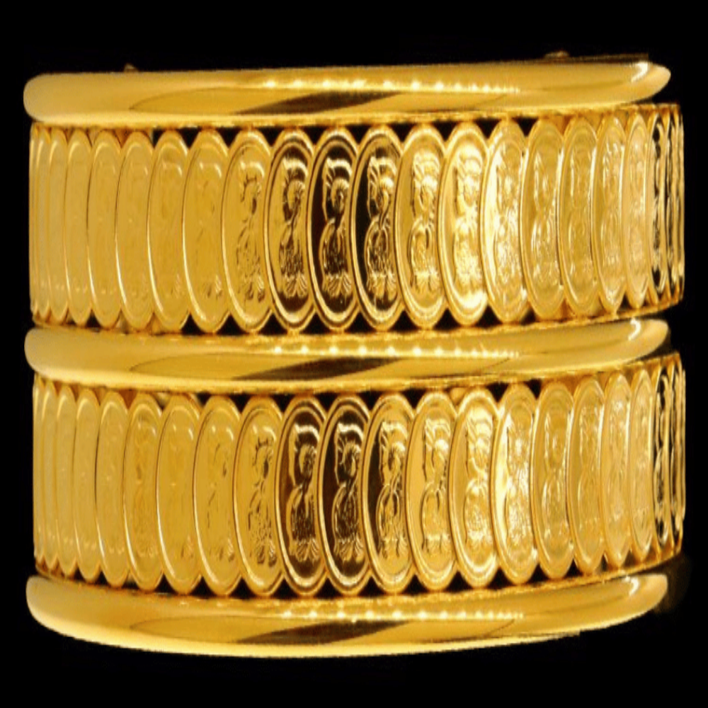 21K Gold Bangle Bracelet