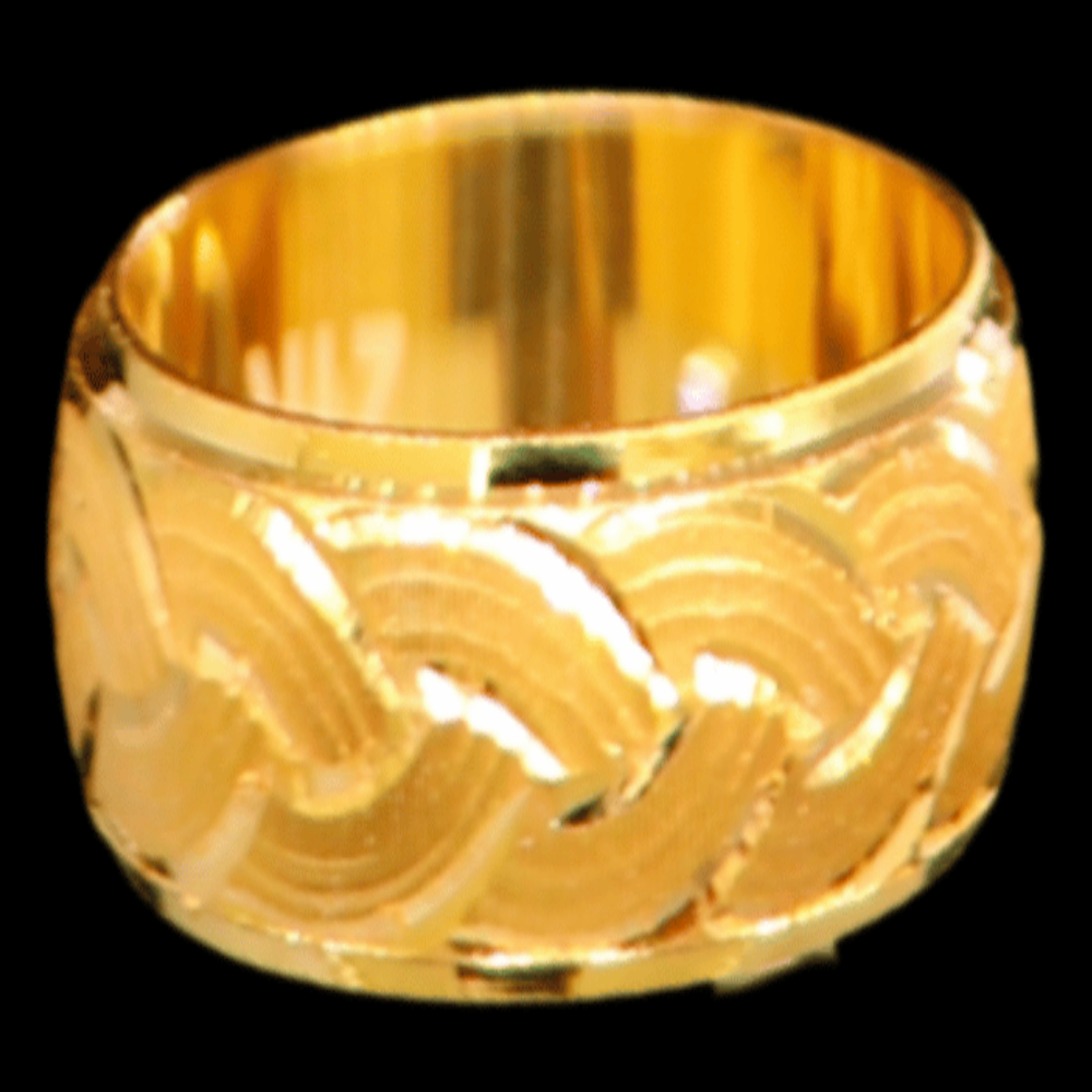 21K Gold Engagement Band Size 6.8 - SW32906