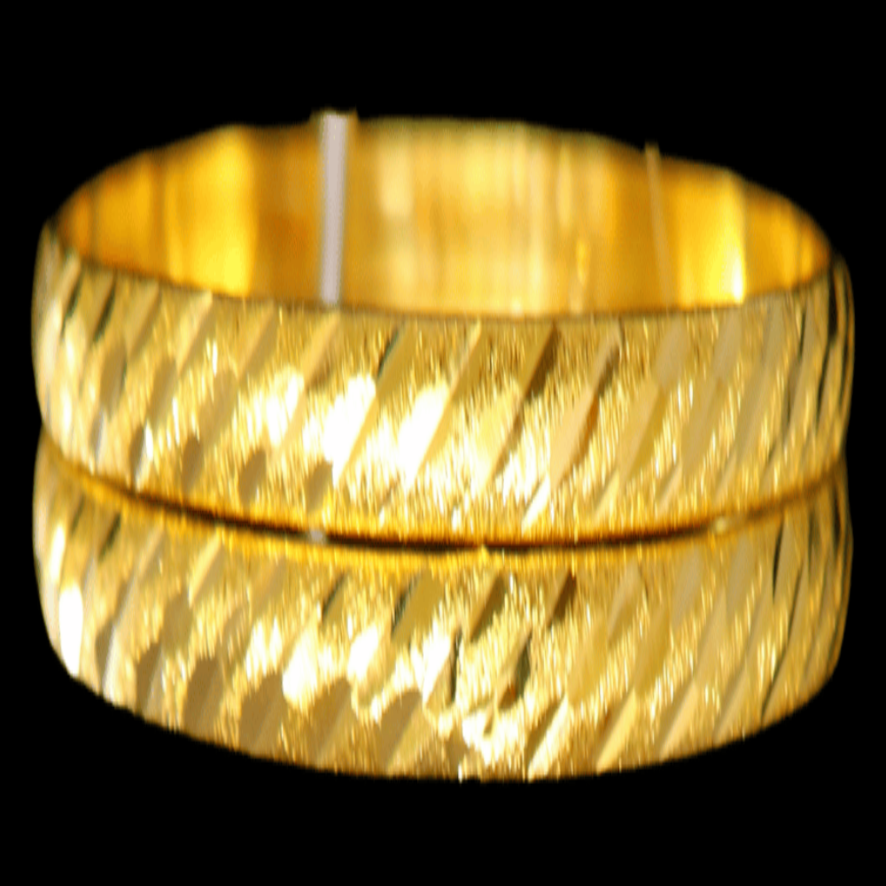 21K Gold Bangle Set (M)