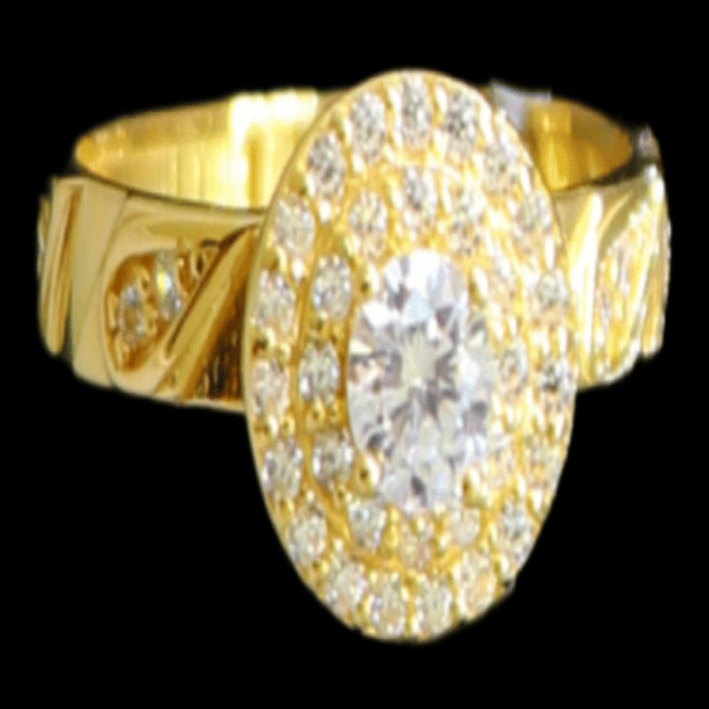 21K Gold Bridal Ring