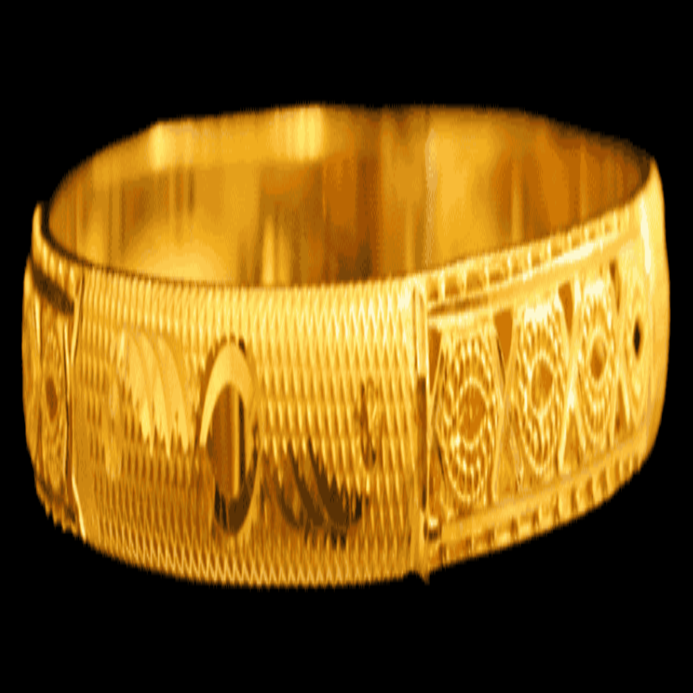 21K Gold Bangle Set OF 1 (S)