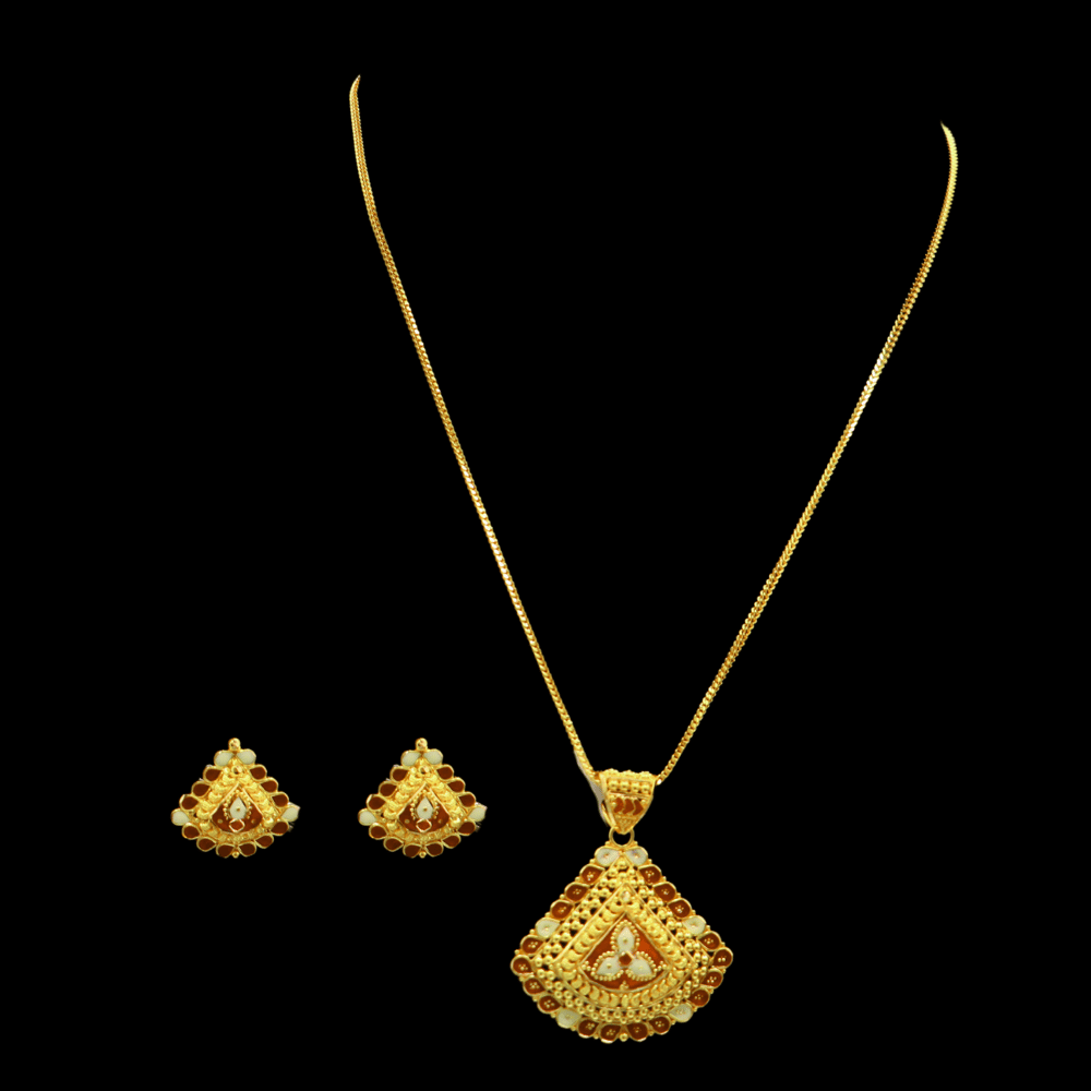 22K Gold Necklace Set