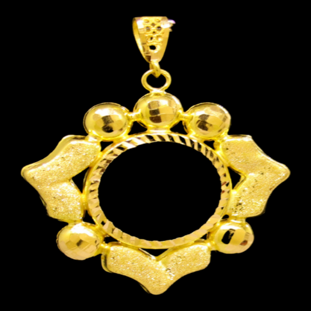 21K Gold Coin Frame
