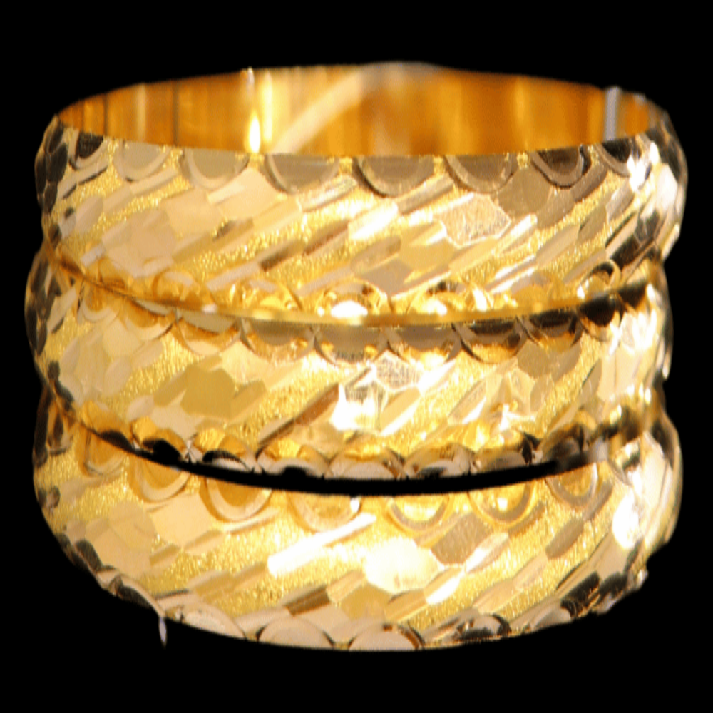 21K Gold Bangle Set (M)