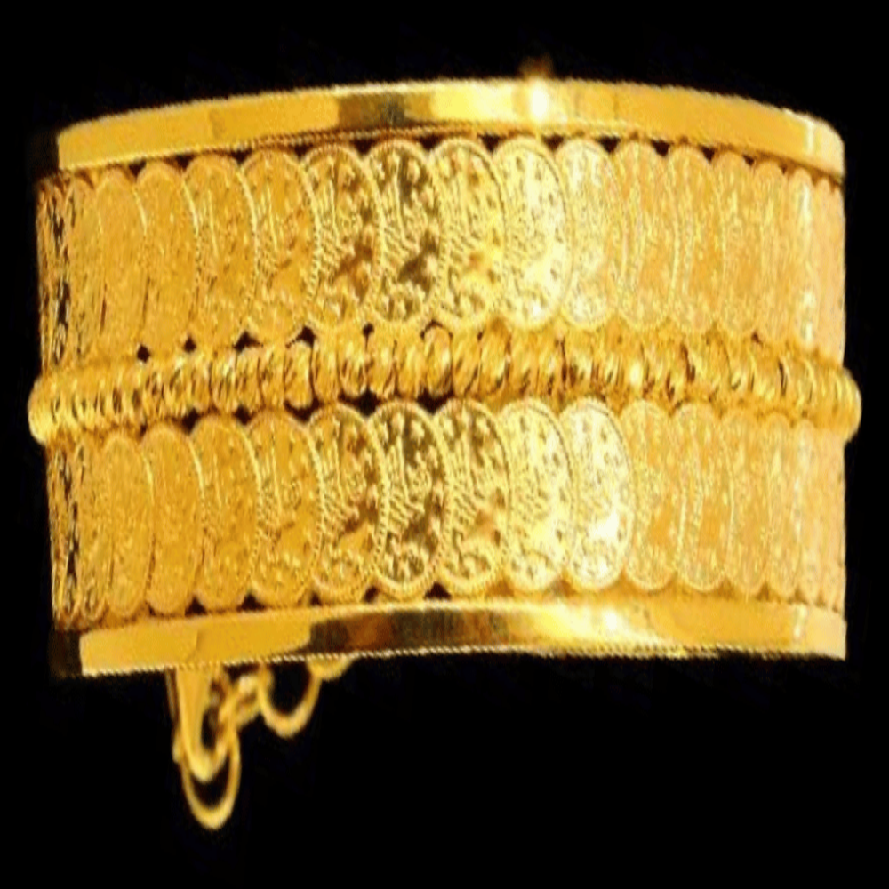 21K Gold Bangle Bracelet
