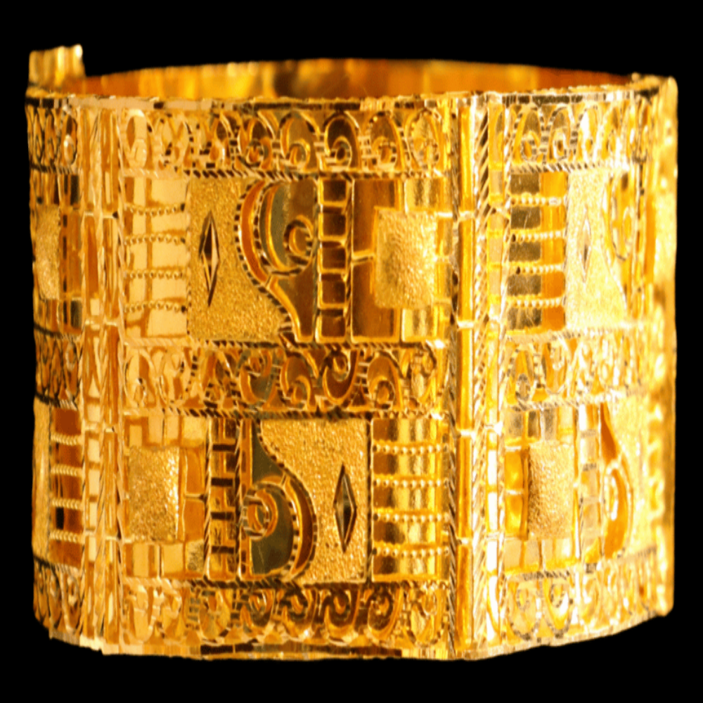 21K Gold Bangle Bracelet