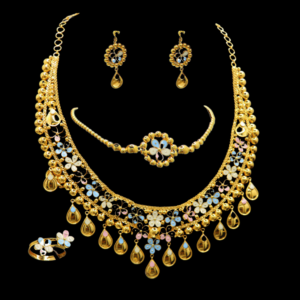 21K Gold Necklace Set