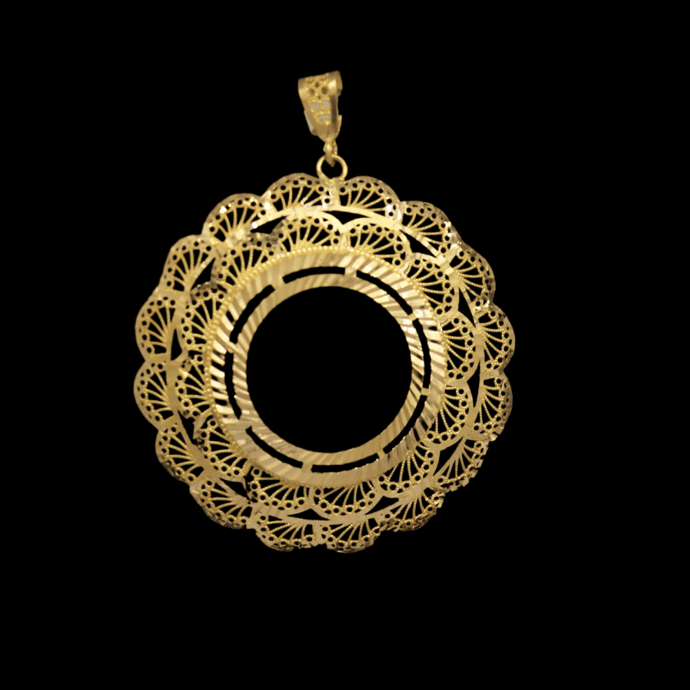 21K Gold Coin Frame