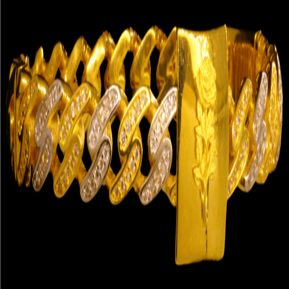 21K Gold Bangle Bracelet