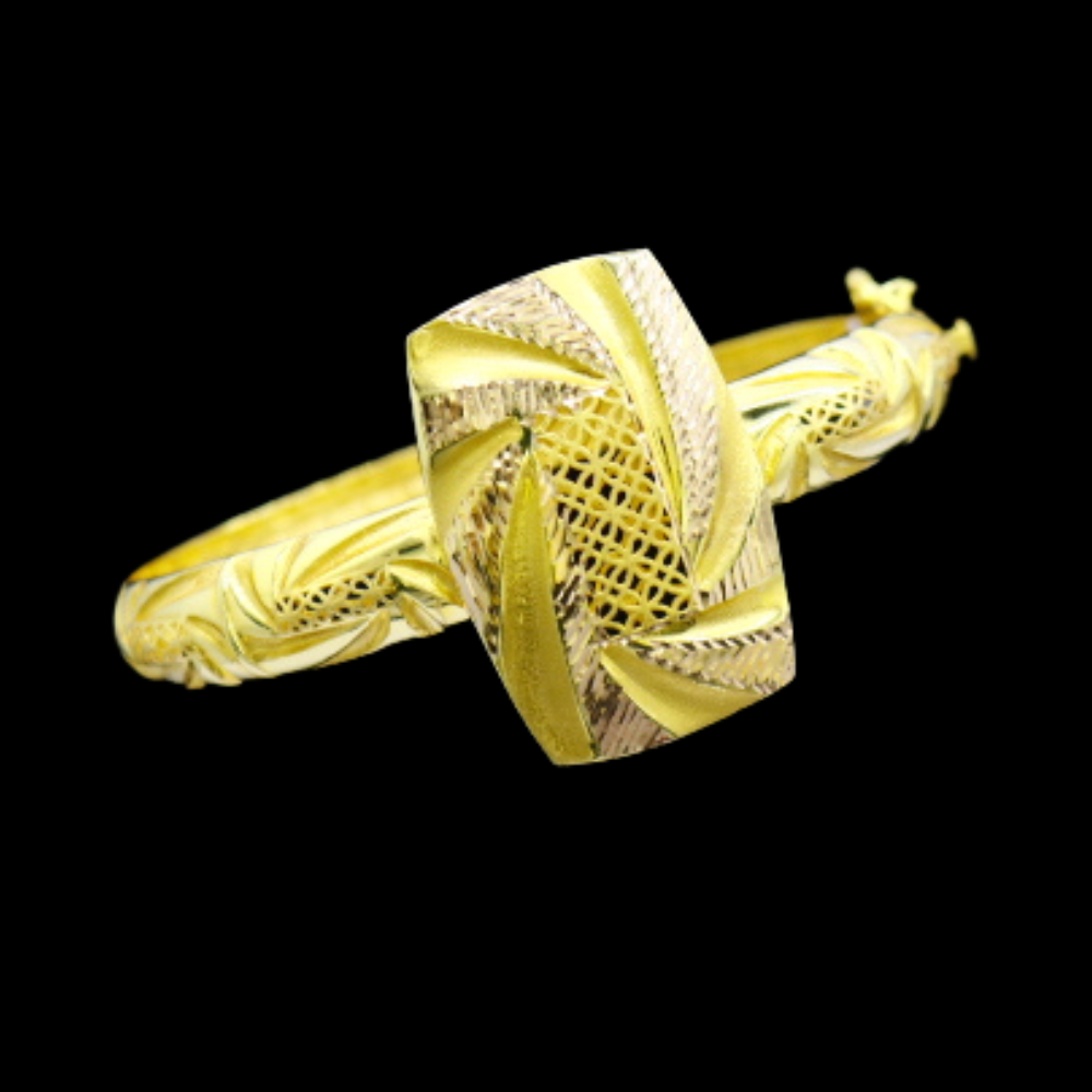 21K Gold Bangle Bracelet – SW22752 image 2 of 2