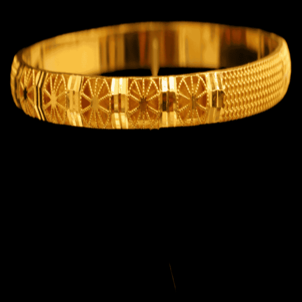 21K Gold Bangle Set OF 1 (M)