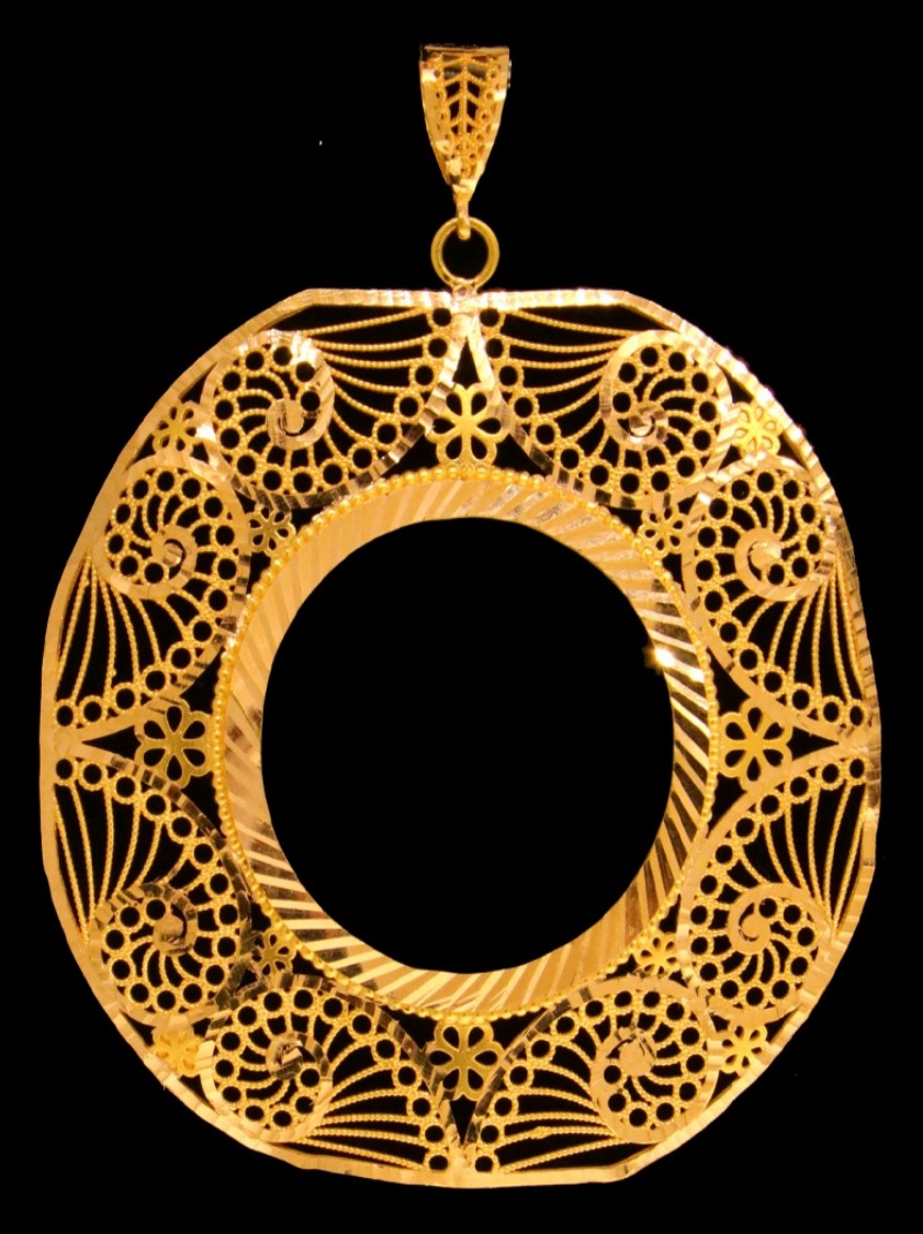 21K Gold Mokhamas Frame