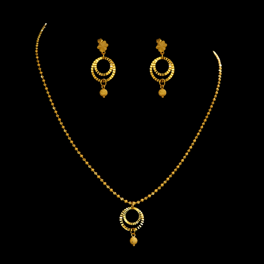 22K Gold Necklace Set