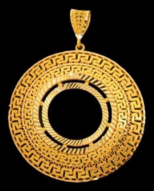 21K Gold Coin Frame